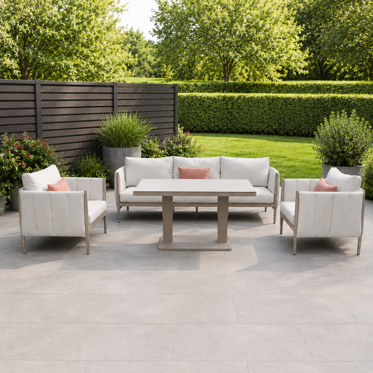 PUMPKIN 5 Seat Sofa Set With GLT