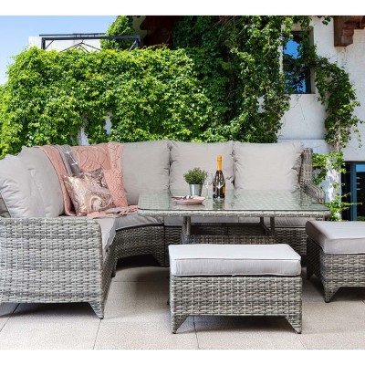 SARAH Corner Dining in Grey