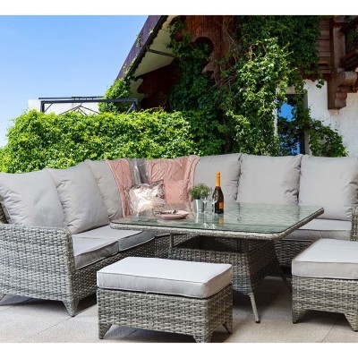 SARAH Corner Dining in Grey