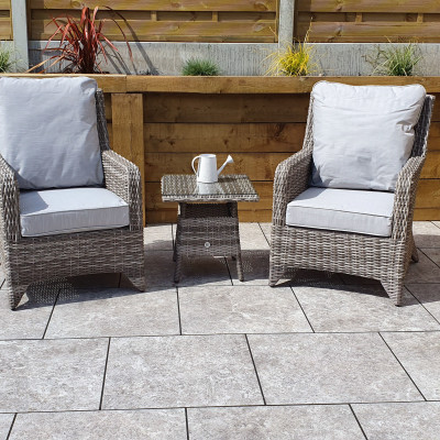 SARAH Lounge set in Grey Alexandra Weave