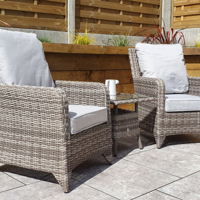 SARAH Lounge set in Grey Alexandra Weave