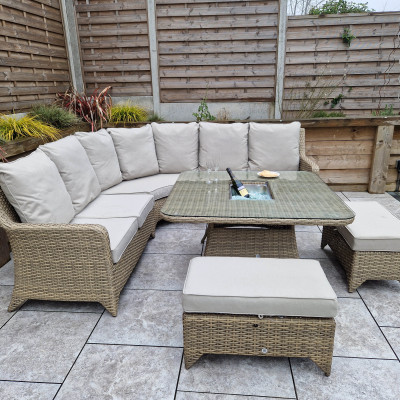 SARAH Nature corner dining with ice bucket