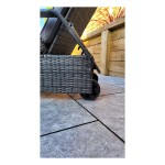 SAVANNAH Single Sunbed Grey