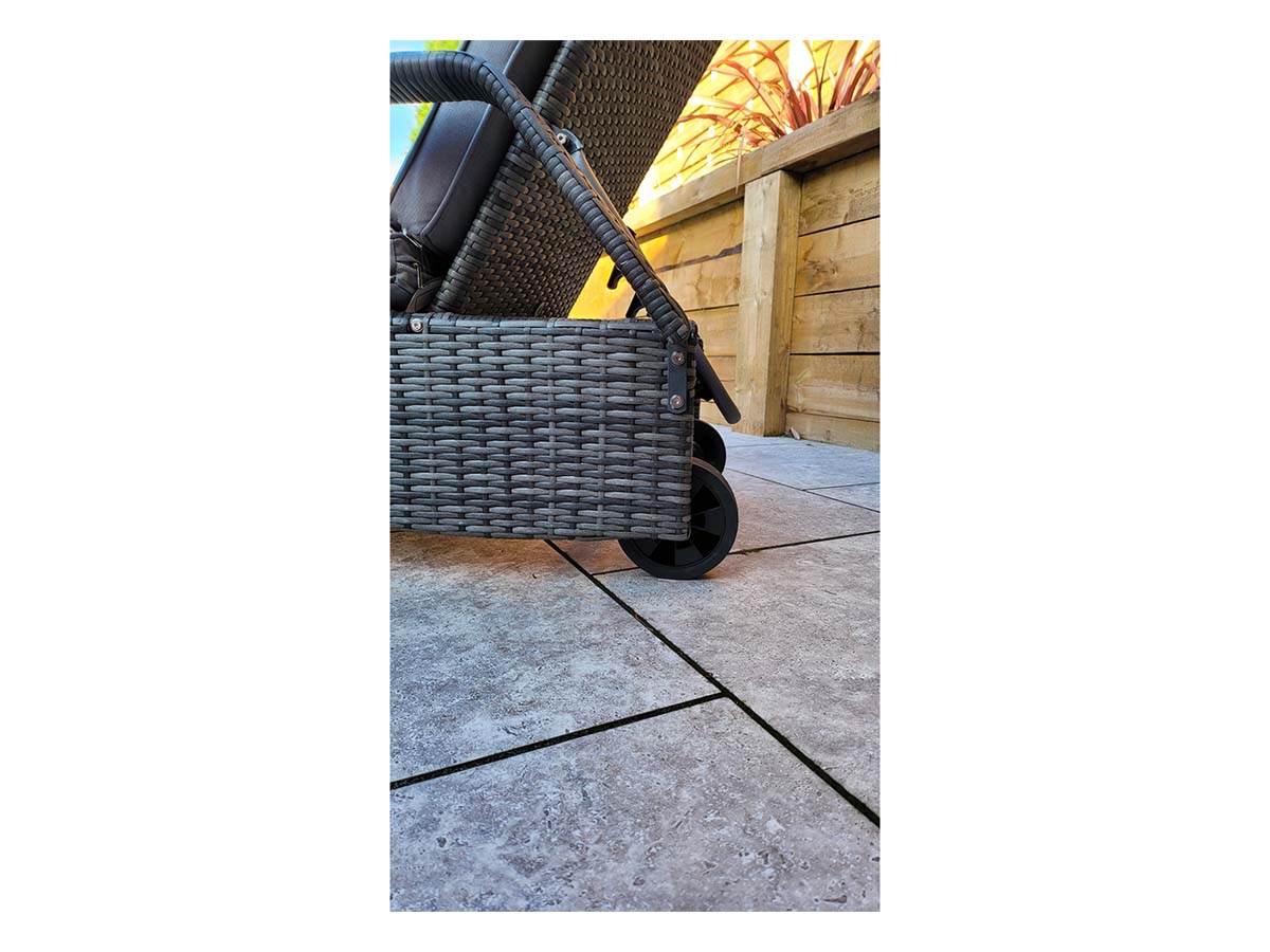 SAVANNAH Single Sunbed Grey