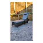 SAVANNAH Single Sunbed Grey