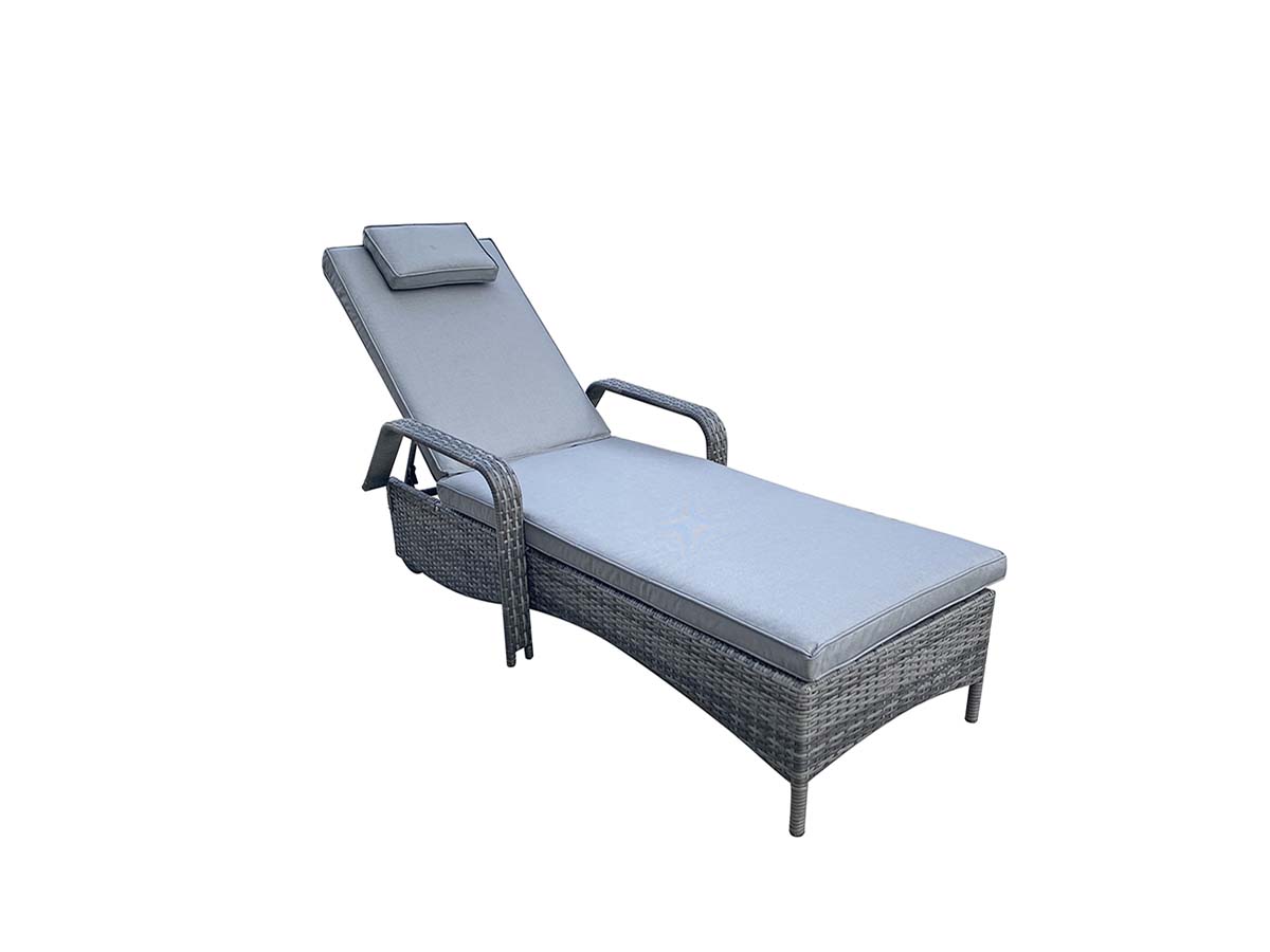 SAVANNAH Single Sunbed Grey