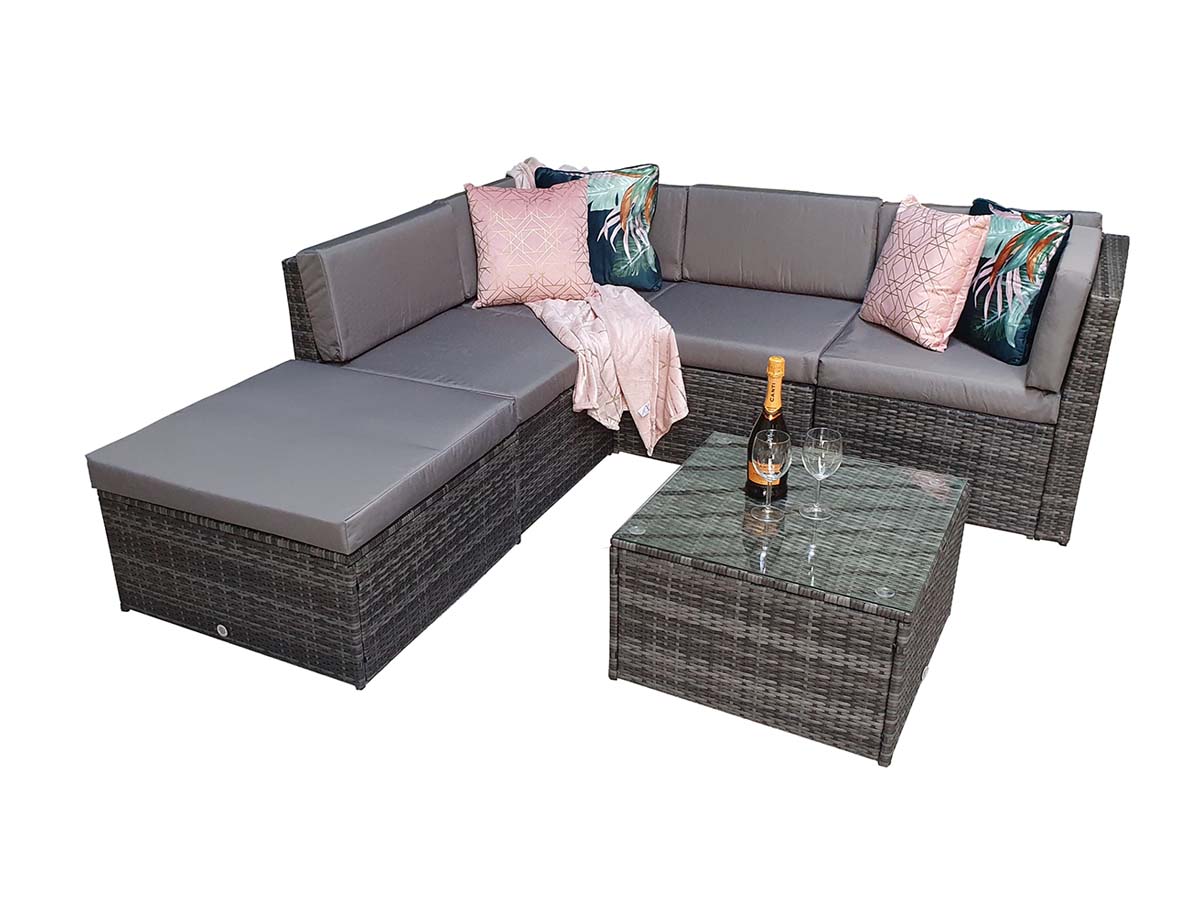 STELLA Corner sofa in Grey