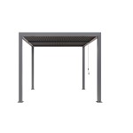 GAZEBO 3x3 grey with LED strip lights