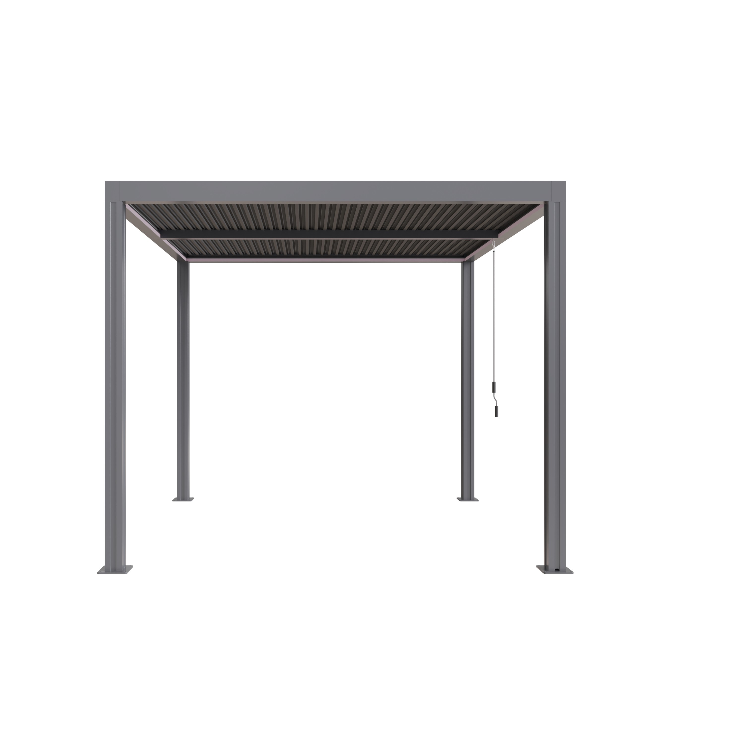 GAZEBO 3x3 grey with LED strip lights