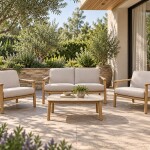 Signature Hardacre 4 Seat Sofa Set