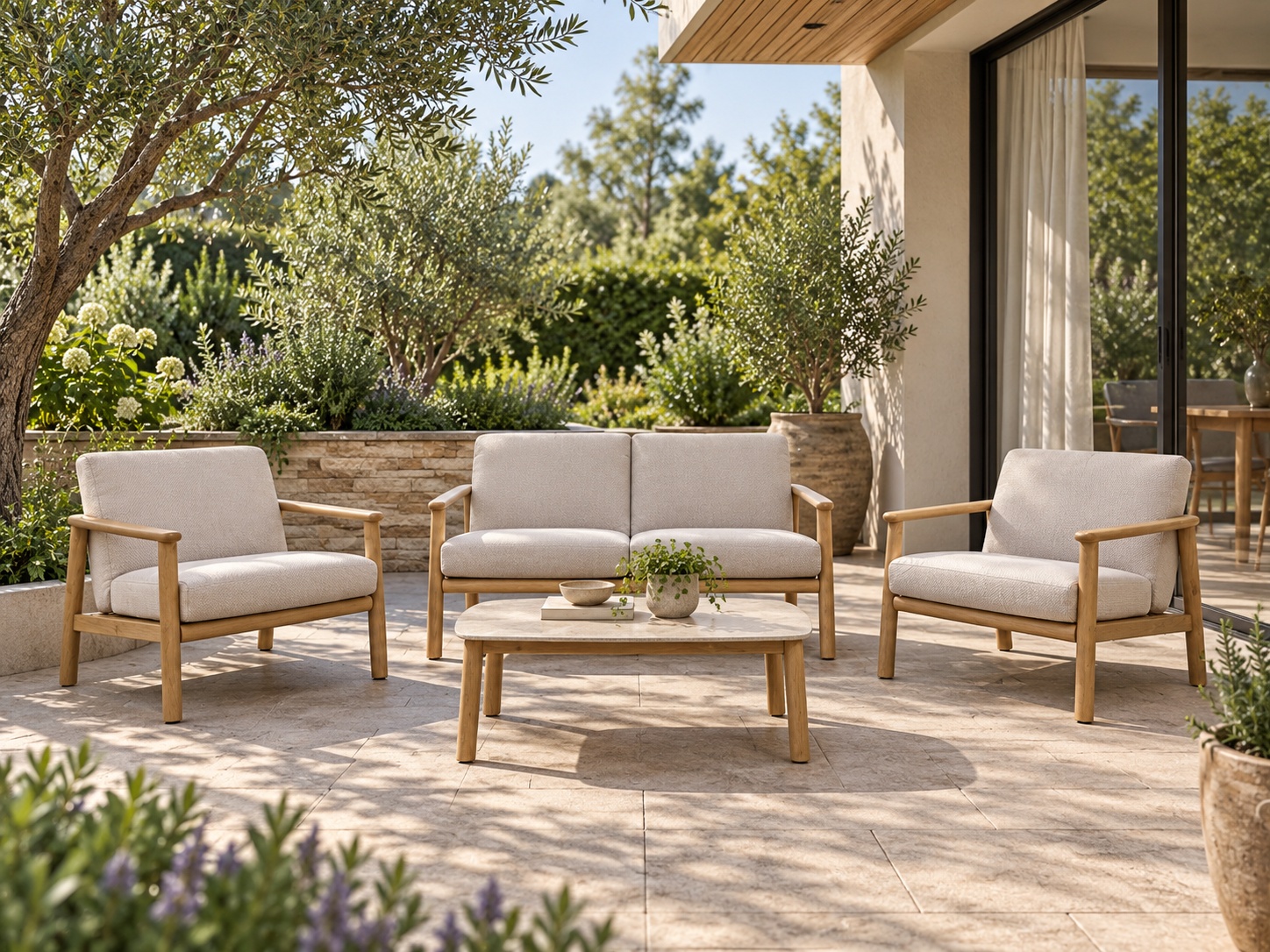 Signature Hardacre 4 Seat Sofa Set